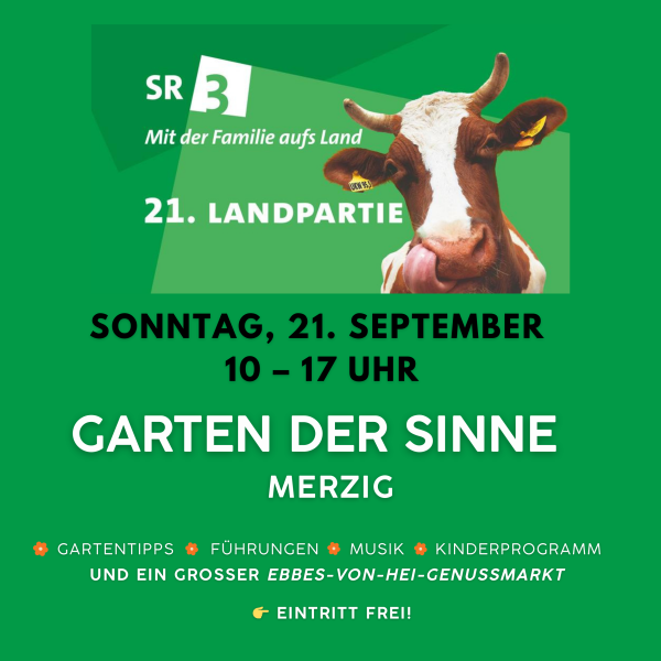 SR3 Landpartie im Garten der Sinne